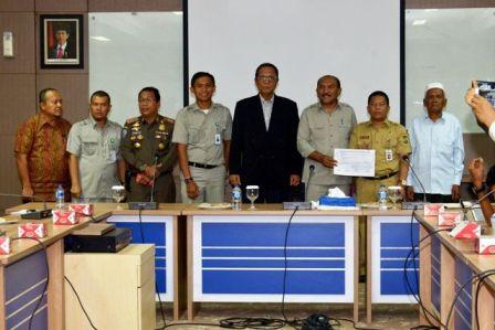 Bupati Kampar Mediasi PTPN V (Persero) dan Dt. Pandak Persukuan Piliang.